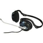 Genius HS-300N slušalice, 3.5 mm, crna/crno-plava, 118dB/mW, mikrofon