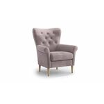 Amelie fotelja roze 85x85x95 cm