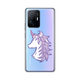 Torbica Silikonska Print Skin za Xiaomi 11T/11T Pro Purple Unicorn