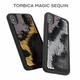 Torbica Magic Sequin za iPhone 11 Pro 5.8 srebrna
