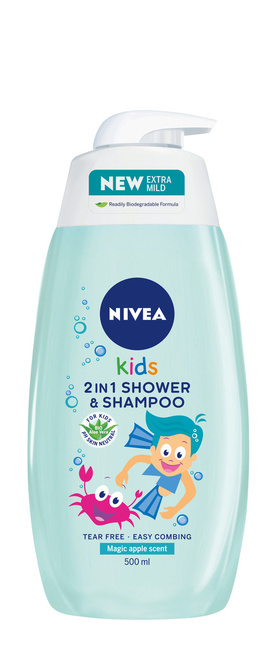 NIVEA 2u1 gel za tuširanje za dečake sa pumpicom 500 ml