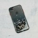 Maskica Frame Glitter za iPhone 7 8 SE 2020 crna
