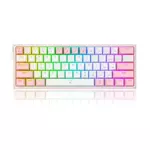 Redragon K617 FIZZ mehanička tastatura, bela/crna/providna/roza