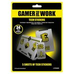 Gamer at Work Tech Stickers