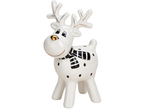 Viter Novogodišnja figura Rudolf beli