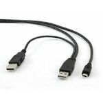 Gembird Gembird CCP-USB22-AM5P-3 2USB to mini 5 0,9m (2 USB za rack fioke)