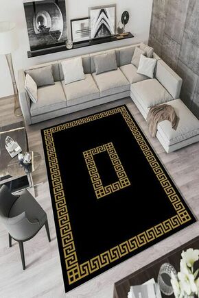 Conceptum Hypnose W871 - Black Black Hall Carpet (80 x 150)