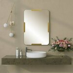 HANAH HOME Ogledalo Pera Mirror Gold