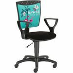 Stillo kancelarijska stolica 64,5x64,5x109 cm plava/crna