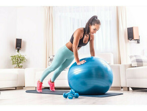 ModernHome Velika lopta za fitness + pumpa