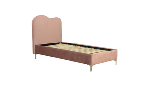 Sirmione krevet sa podnicom roze 105x210x115 cm