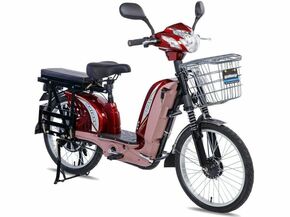 Električni bicikl 22" GLX-A-1 (K/S) 250W 48V/12Ah crvena