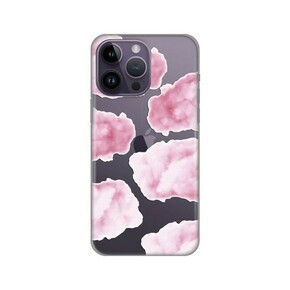 Maskica Silikonska Print Skin za iPhone 14 Pro Max 6 7 Pink Clouds