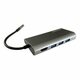 LC POWER LC-HUB-C-MULTI-5 USB Type C HUB card reader, charging, RJ45, HDMI anthracite/black