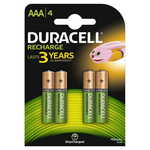 Duracell punjiva baterija 4KOM, Tip AAA, 1.2 V