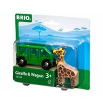 Brio Žirafa i vagon BR33724