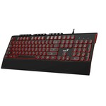 Genius SlimStar 280 tastatura, USB, crno-crvena