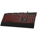 Genius SlimStar 280 žični tastatura, USB, crna/crno-crvena