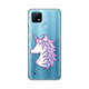 Torbica Silikonska Print Skin za Realme C21 Purple Unicorn