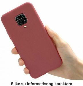 MCTK4-XIAOMI Redmi Note 9 Pro * Futrola UTC Ultra Tanki Color silicone Red (129)