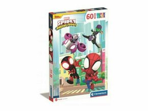 CLEMENTONI Puzzle 60 maxi Spiderman i drugari (CL26476)