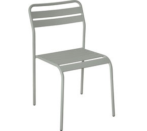 Bez brenda Baštenska metalna stolica siva Kadiz