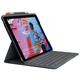 LOGITECH Slim Folio keyboard case for iPad (7th, 8th, &amp; 9th gen) - Graphite - UK (920-009480)