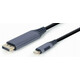 CC-USB3C-DPF-01-6 Gembird USB Type-C to DisplayPort muski adapter, sivi, 1.8 m