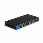 LINKSYS LGS310MPC-EU 8-portni upravljivi Gigabit PoE+ switch sa 2 1G SFP uplink-a 110W