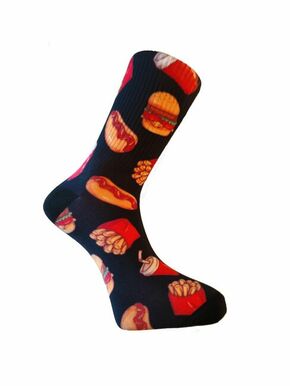 SOCKS BMD Štampana čarapa broj 1 art.4686 veličina 35-38 Fast food