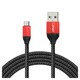USB data kabal LDNIO LS432 Type C 2m crno crveni