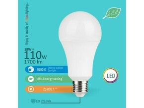 Mitea Lighting LED Eco sijalica 220-240V E27 18W A70 6500K