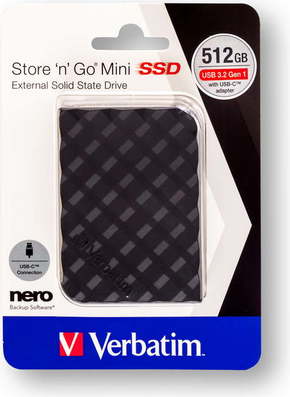 Verbatim Mini ext. SSD 512GB (53236)