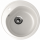 ULGRAN Granitna sudopera sa sifonom U-101 341 mlečno bela okrugla