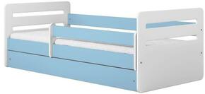 Tomi decji krevet sa podnicom 90x184x65 cm belo/plavi