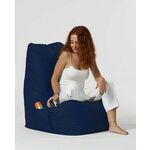 Atelier Del Sofa Diamond - Tamnoplavibaštenska ležaljka-fotelja