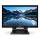 Philips 222B9T monitor, TN, 21.5", 16:9, 1920x1080, 75Hz, HDMI, DVI, Display port, VGA (D-Sub), USB, Touchscreen