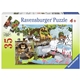 Ravensburger puzzle (slagalice) - Slatke životinje u zoo vrtu RA08778