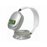 Gembird BHP-LED-02-W slušalice, bluetooth, bela, mikrofon