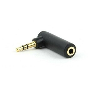 A 3 5M 3 5FL Gembird 3 5 mm stereo audio right angle adapter 90