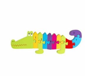 Orange tree toys Drvene puzzle - krokodil sa brojevima