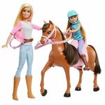Barbie i Stacy sa konjem
