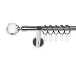 Garnišna Stylus Kugel jednostruka 160 cm, srebrna, prečnik 19 mm