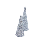 ED Božićno drvce 27cm srebrno ( 41-168000 )