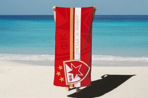 STEFAN peškir za plažu Crvena zvezda - Zvezda je život