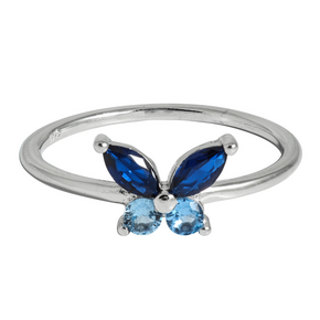 J&amp;B Jewellery 925 Srebrni Prsten 0000095-Blue