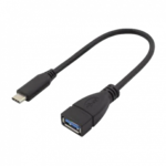 SBOX Adapter USB-C na USB-A, 10cm (Crna)