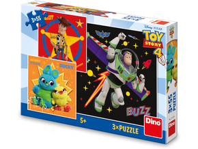 Dino Puzzle Toy Story 4 3x55kom