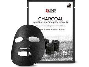 SNP Charcoal Mineral Black Ampoule Mask 25ml za učvršćivanje kože
