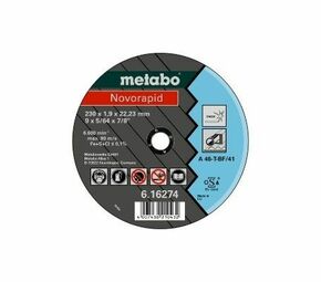 Metabo rezna ploča za inox 230x1.9mm Novorapid